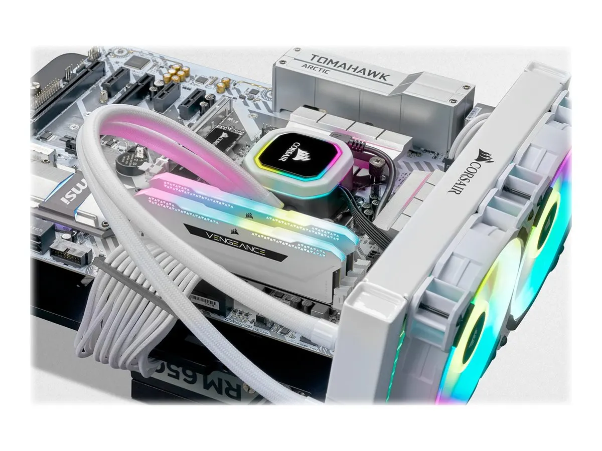 Corsair VENGEANCE RGB DDR4-3200 CL16 32 GB Kit (2x 16 GB) (CMH32GX4M2E3200C16W)
