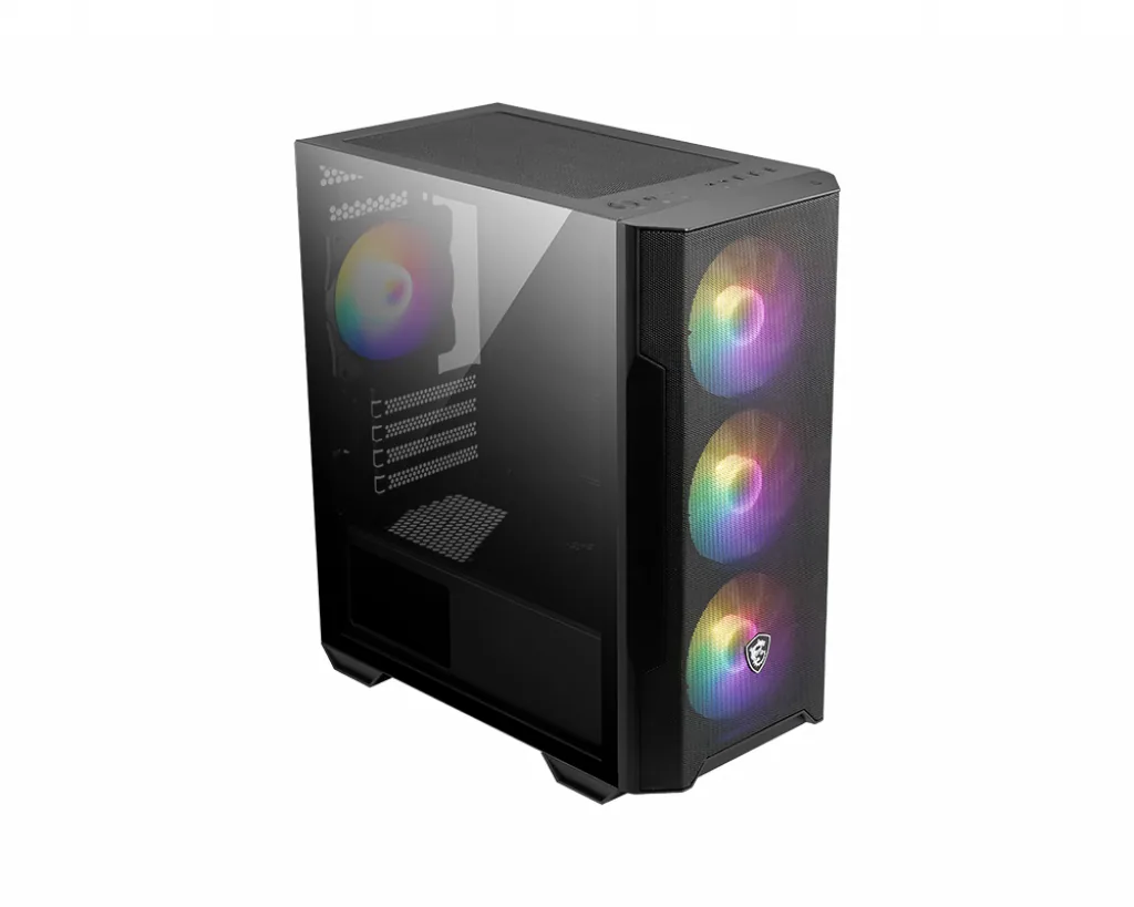 MSI MAG Forge M100R Micro Tower Schwarz, Transparent – Bild 2