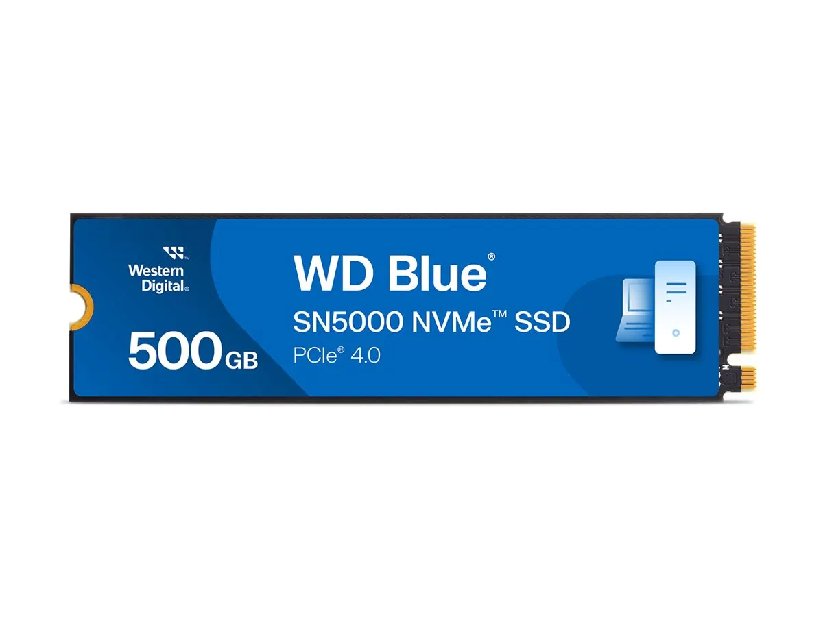 WD SSD M.2 2280 NVMe SN5000 intern Blau