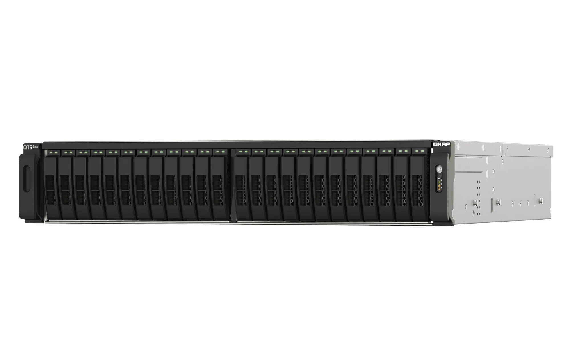 QNAP TS-h2490FU NAS Rack (2U) EPYC 7232P 64 GB DDR4 0 TB QuTS hero Schwarz, Grau – Bild 4