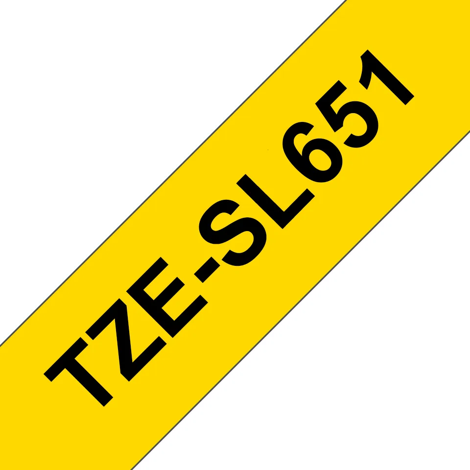 Brother TZE-SL651 Etiketten erstellendes Band Schwarz auf gold – Bild 2