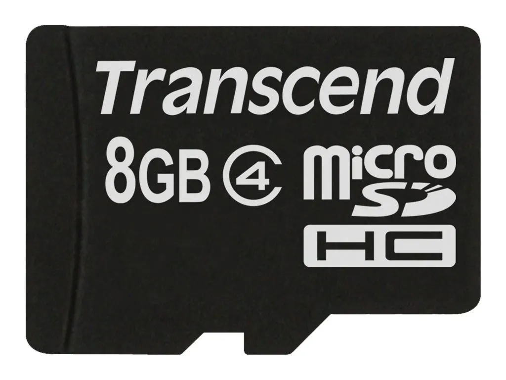 SD microSD Card   8GB Transcend SDHC Class4  (ohne Adpater)