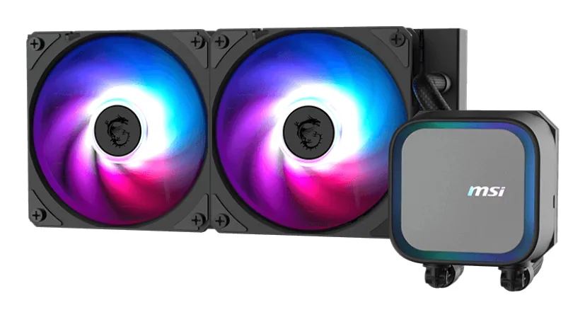 MSI MAG Coreliquid A13 240 Hauptplatine, Prozessor All-in-One-Flüssigkeitskühler 12 cm Schwarz 1 Stück(e) – Bild 1
