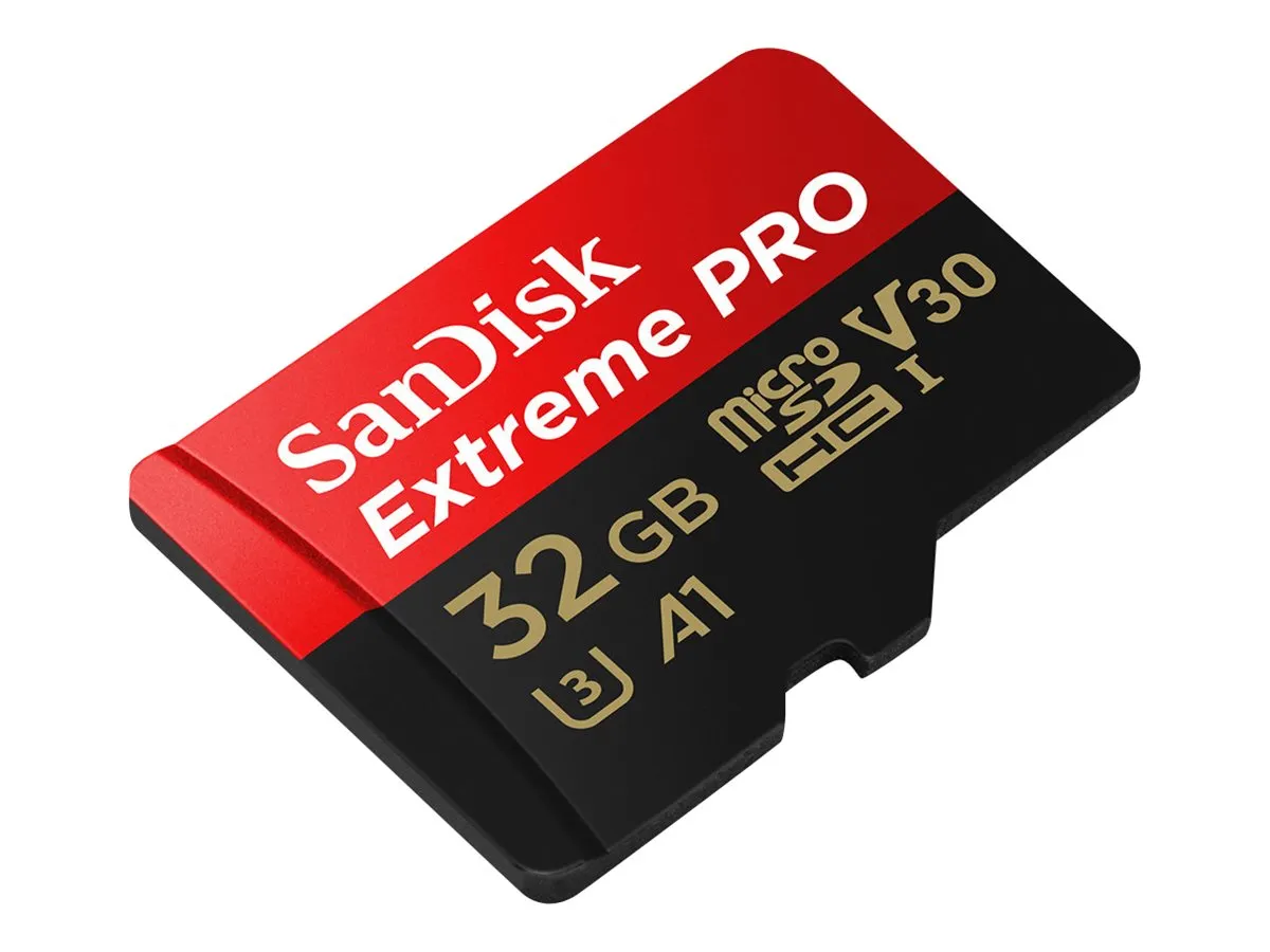 SD MicroSD Card 32 GB SanDisk Extreme Pro SDHC inkl. Adapter