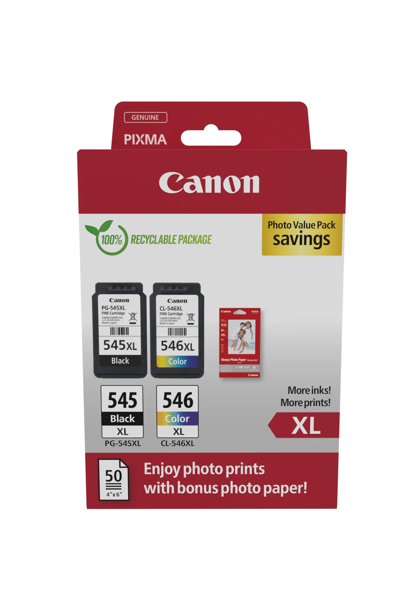 Canon PG-545XL/CL-546XL Photo Value Pack – Bild 1
