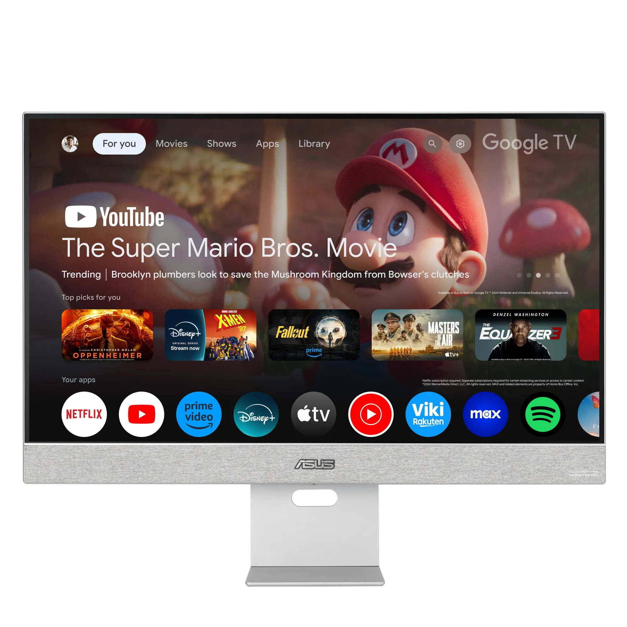 ASUS ZenScreen Smart Monitor MS27UC Computerbildschirm 68,6 cm (27") 3840 x 2160 Pixel 4K Ultra HD LCD Grau – Bild 2