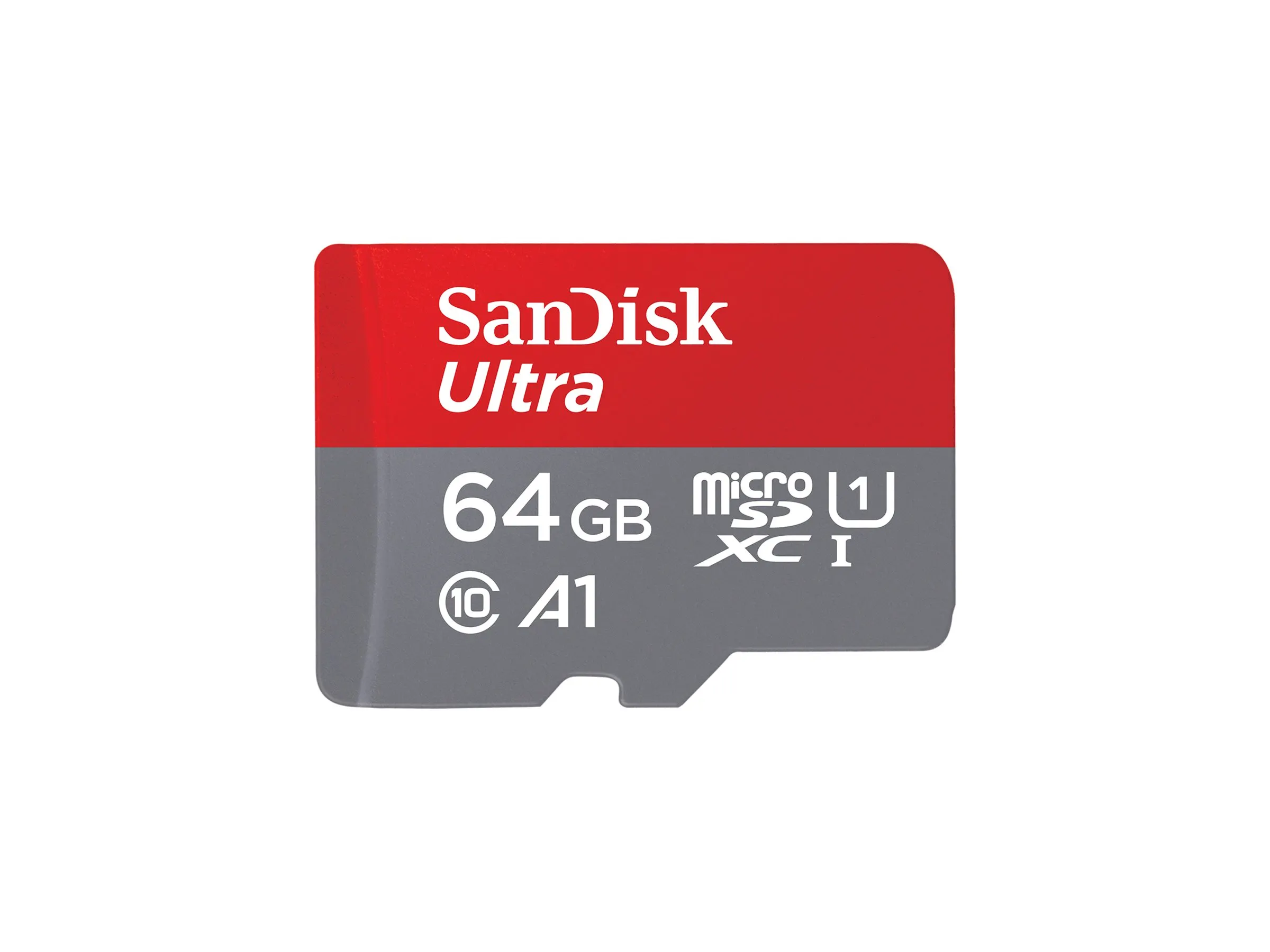 SD MicroSD Card 64 GB SanDisk Ultra A1 Class 10 inkl. Adap (SDSQUAB-064G-GN6MA)