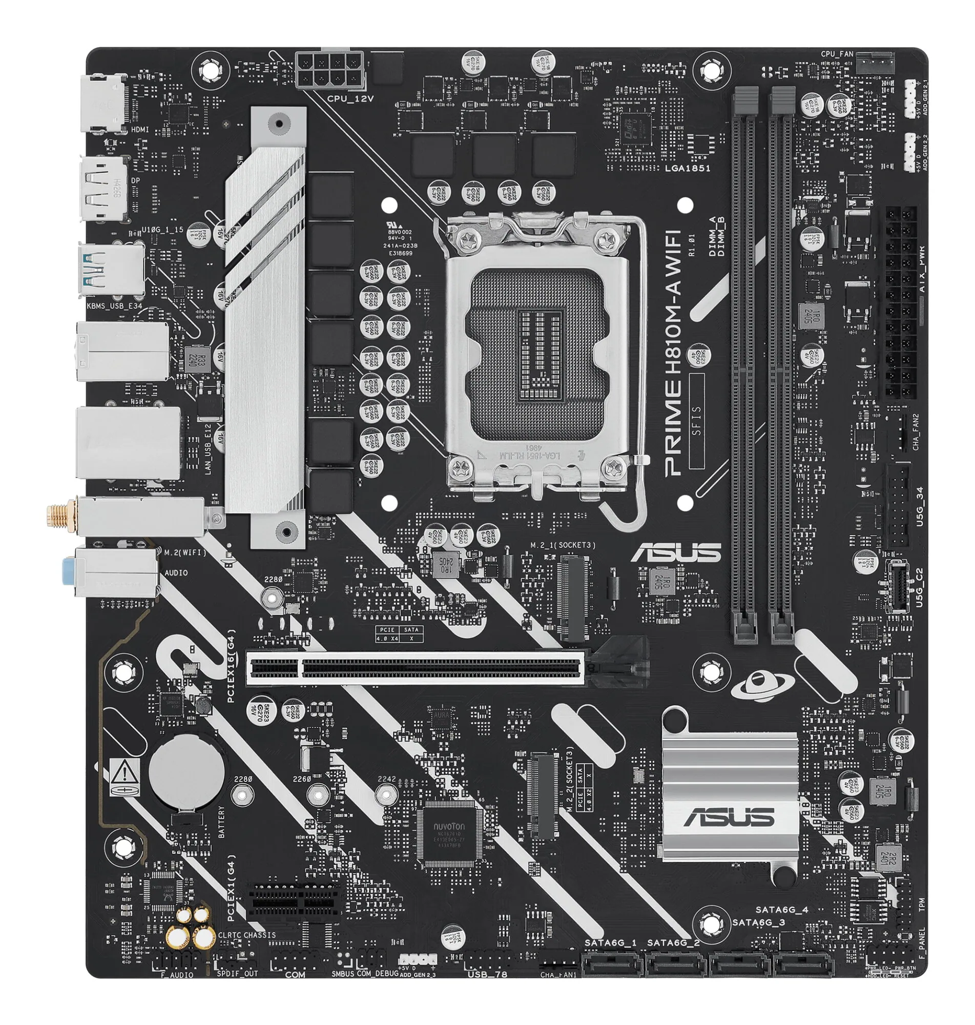 ASUS PRIME H810M-A WIFI Intel H810 LGA 1851 (Socket V1) micro ATX – Bild 1