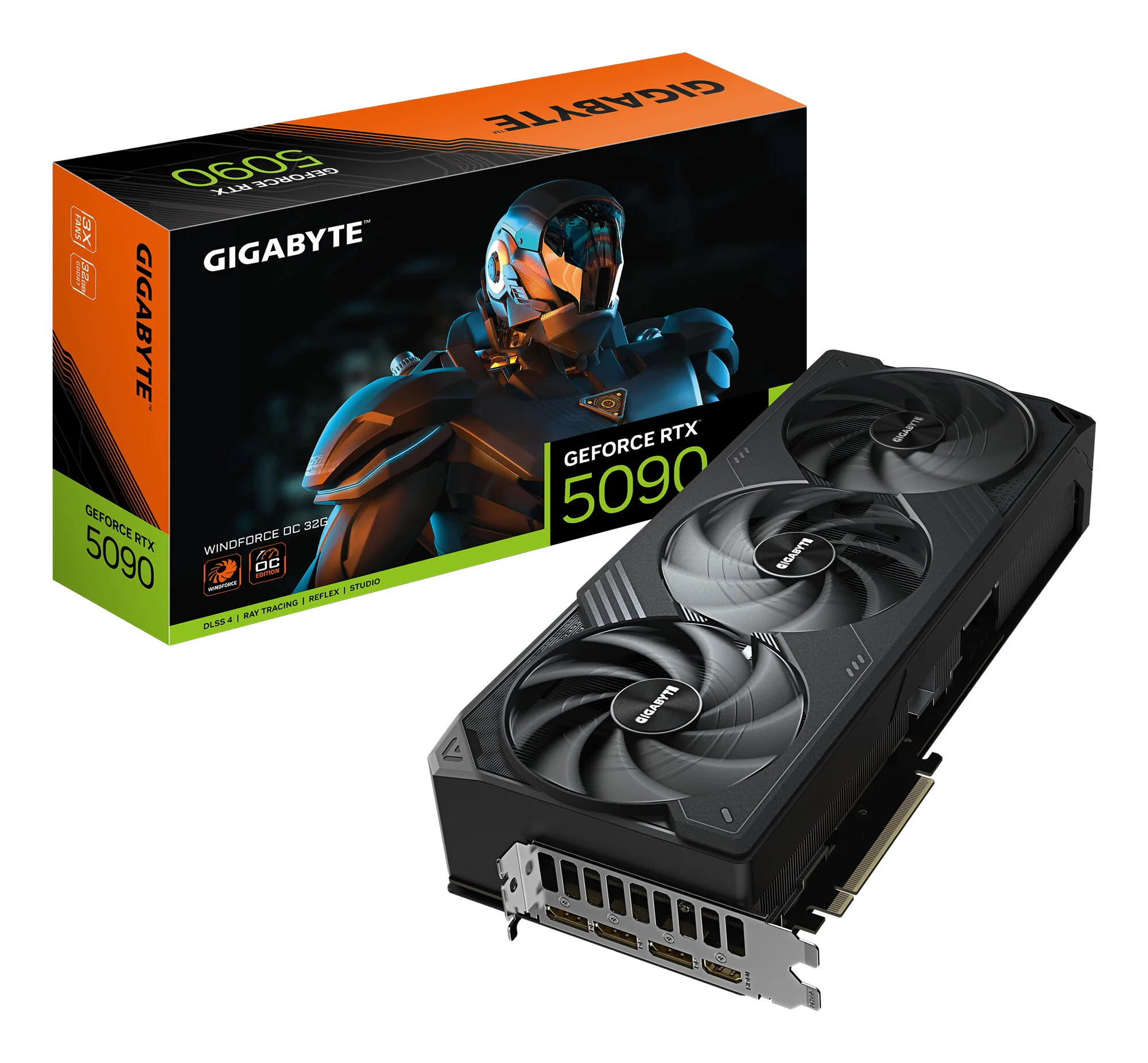 GIGABYTE GeForce RTX 5090 WINDFORCE OC 32G Grafikkarte – Bild 1