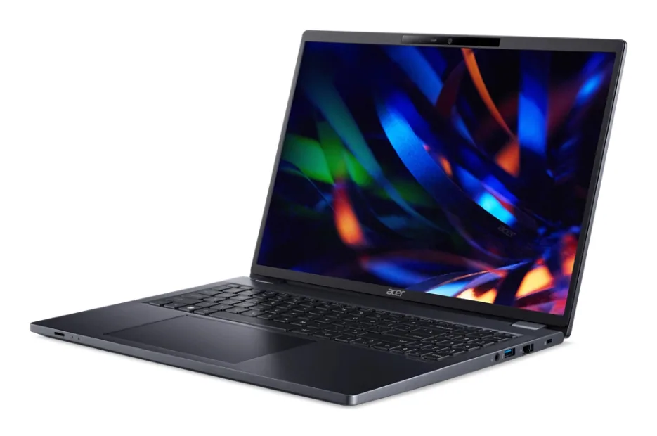 Acer TravelMate P4 TMP416-52-TCO-753L Intel® Core™ i7 i7-1355U Laptop 40,6 cm (16") WUXGA 16 GB DDR4-SDRAM 512 GB SSD Wi-Fi 6E (802.11ax) Windows 11 Pro Blau QWERTZ Deutsch – Bild 2
