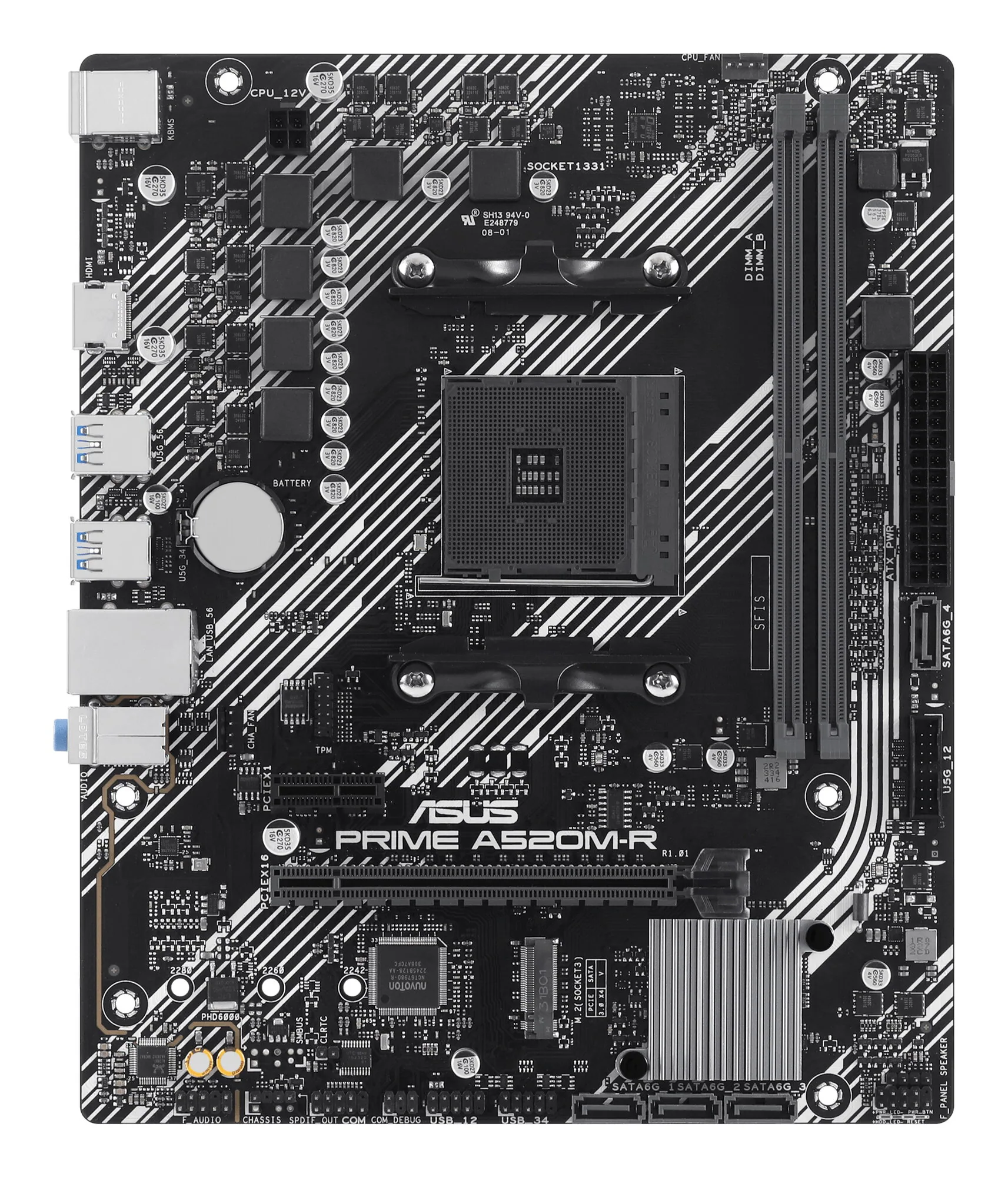 ASUS PRIME A520M-R AMD A520 Sockel AM4 micro ATX – Bild 2