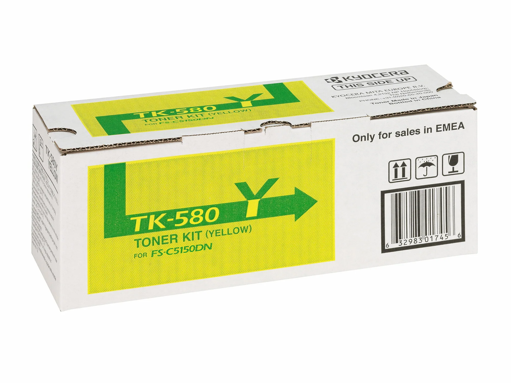 KYOCERA TK-580Y Tonerkartusche 1 Stück(e) Original Gelb – Bild 2