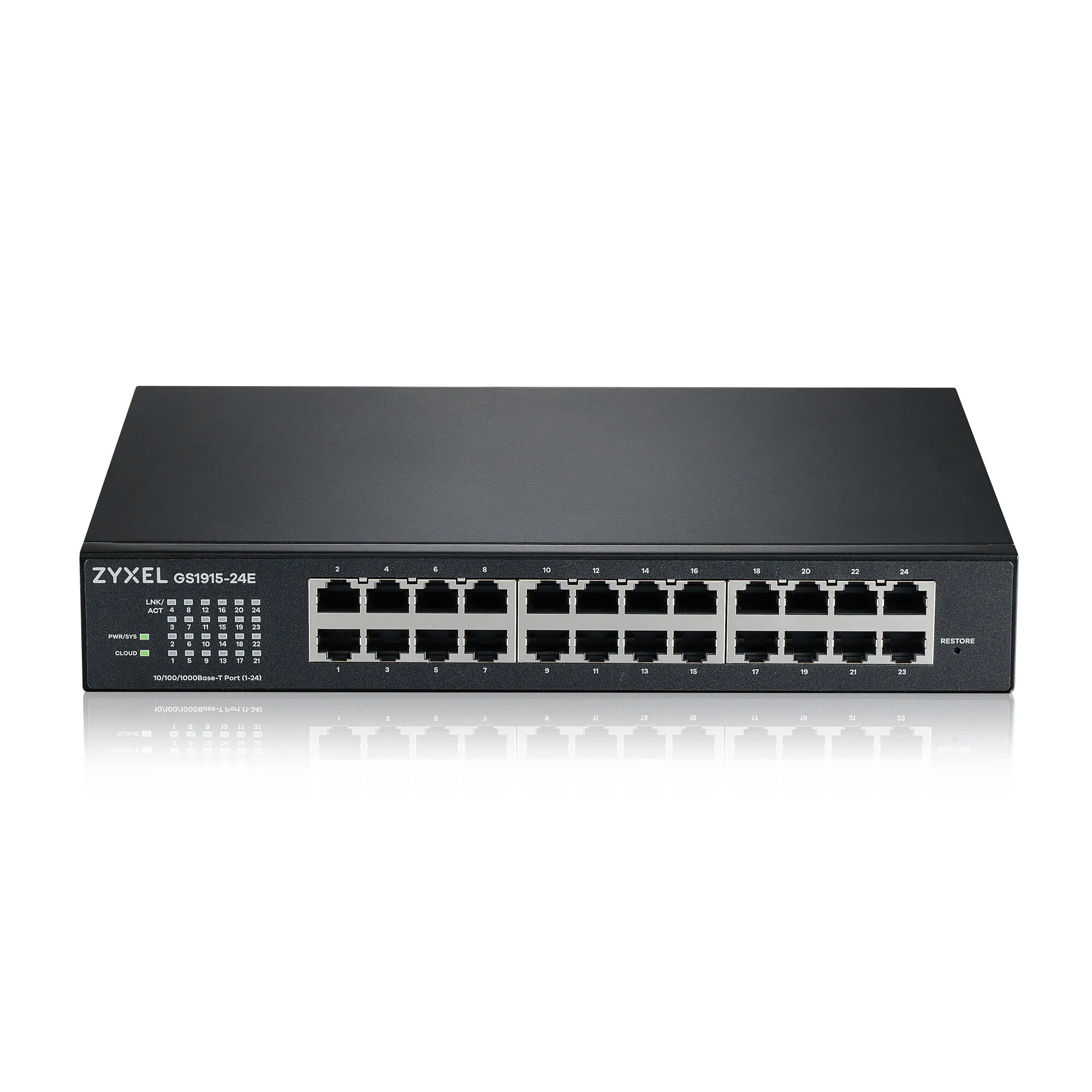 Zyxel GS1915-24E Managed L2 Gigabit Ethernet (10/100/1000) 1U Schwarz – Bild 3