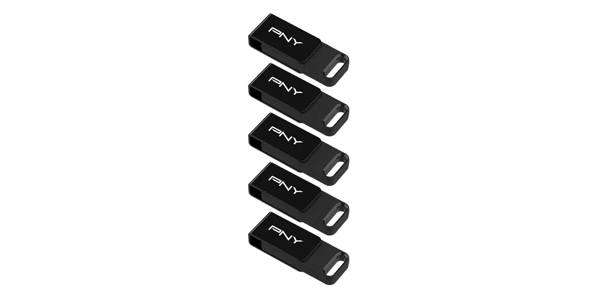 PNY USB-Stick 64 GB Elite USB 3.2 TYPE-C 5-Pack