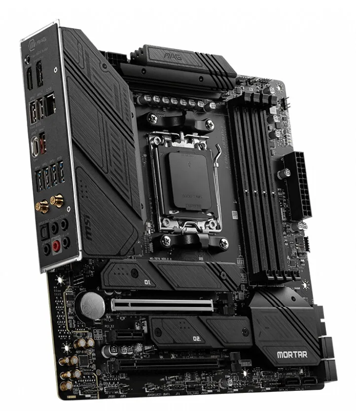 MSI MAG B650M Mortar WIFI AMD B650 Sockel AM5 micro ATX – Bild 3