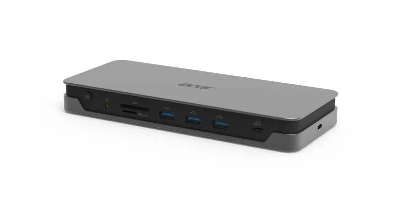 Acer USB Type-C Gen 1 Dock Kabelgebunden USB 3.2 Gen 1 (3.1 Gen 1) Type-C Grau – Bild 2