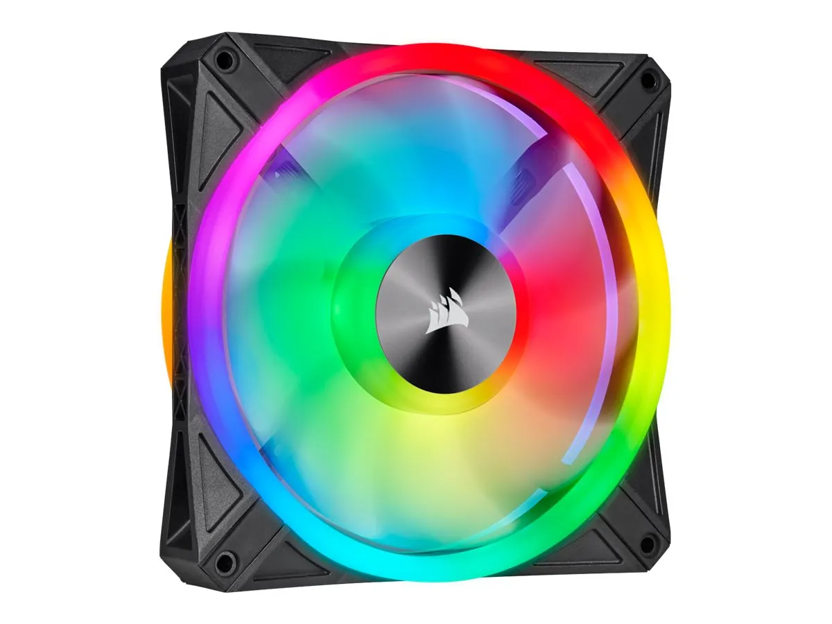 Corsair Lüfter 140*140*25 QL140 RGB Pro LED Fan, Dual Pa