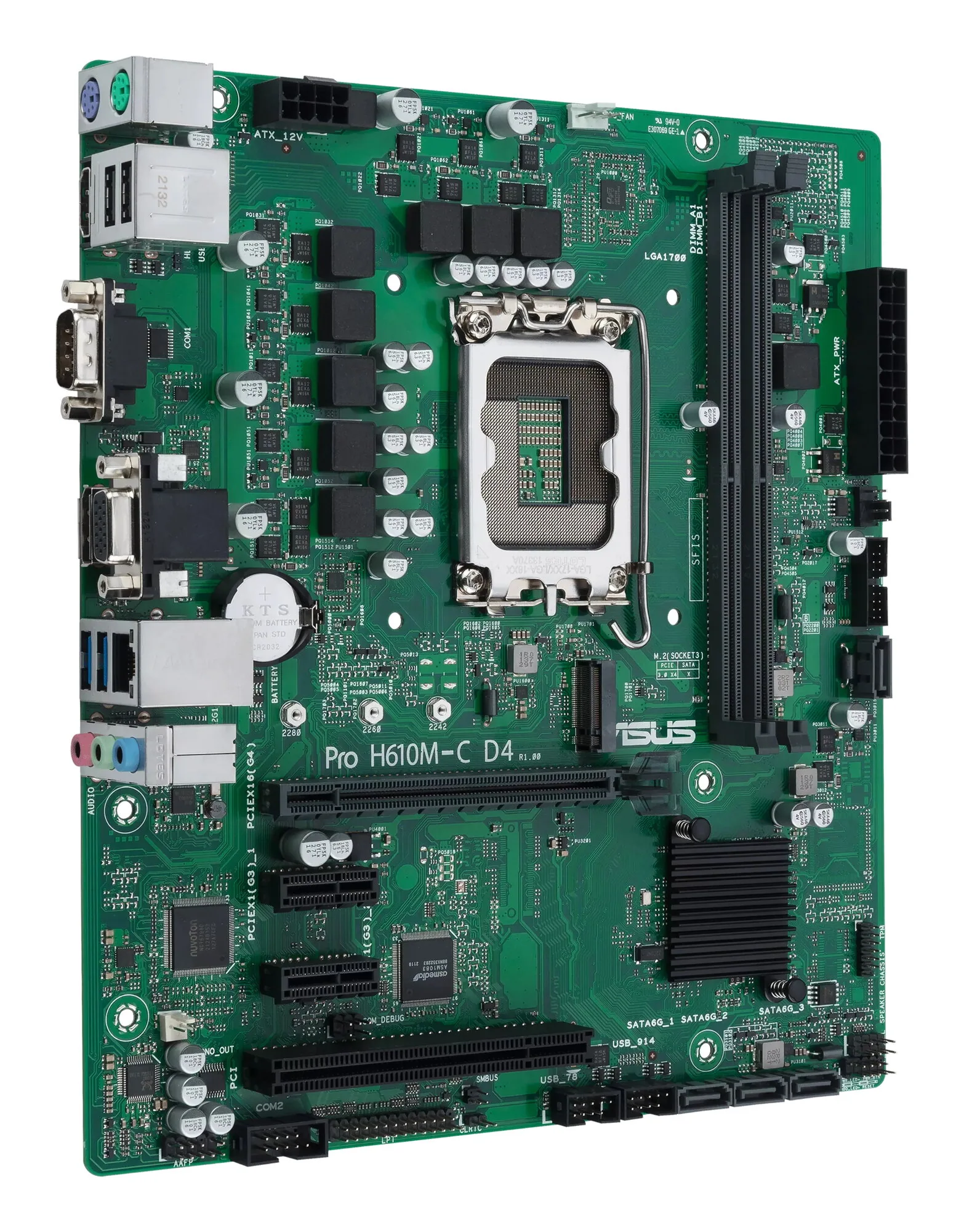 ASUS PRO H610M-C D4-CSM Intel H610 LGA 1700 micro ATX – Bild 3
