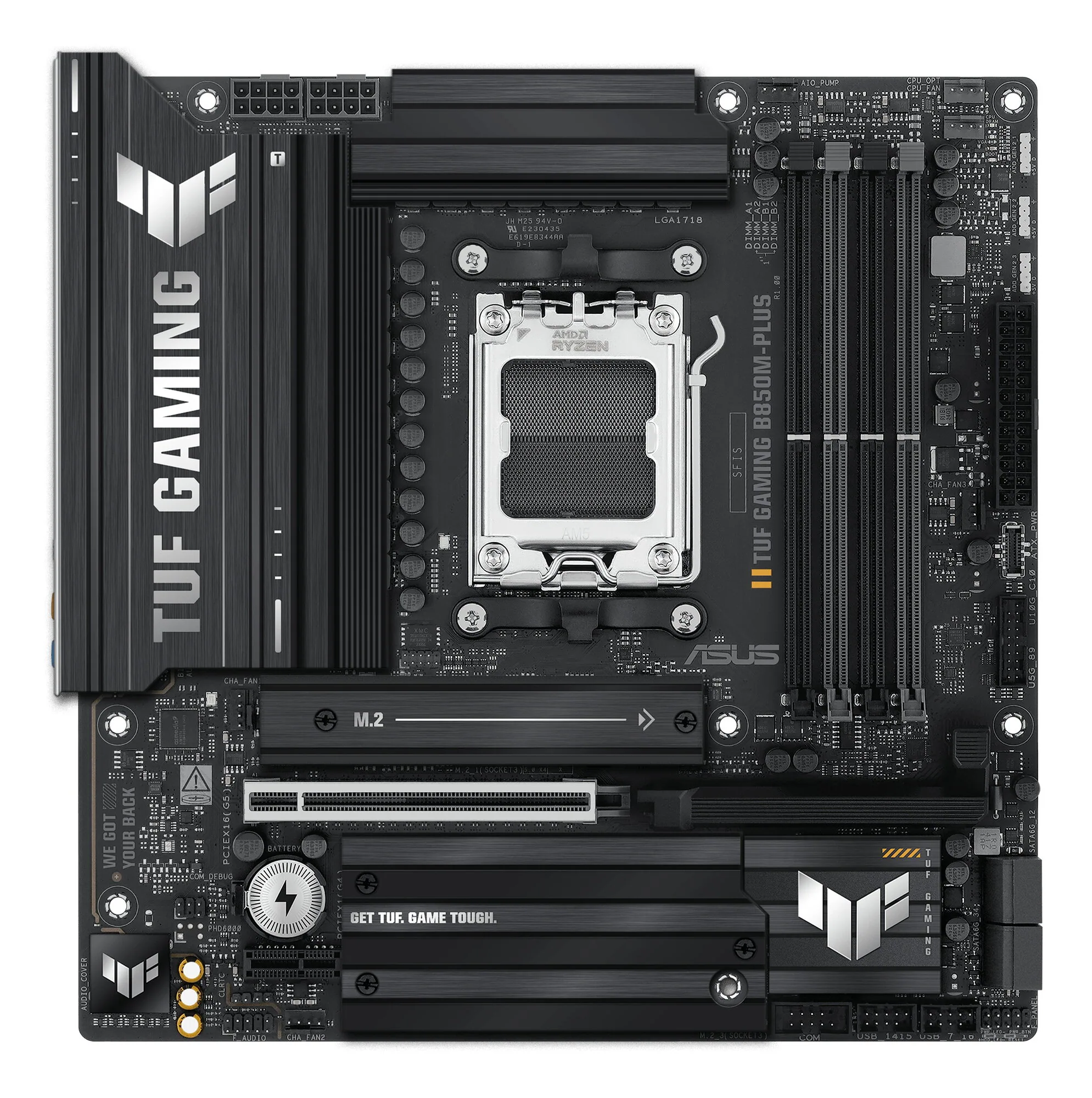 ASUS TUF GAMING B850M-PLUS AMD B850 Sockel AM5 micro ATX – Bild 3