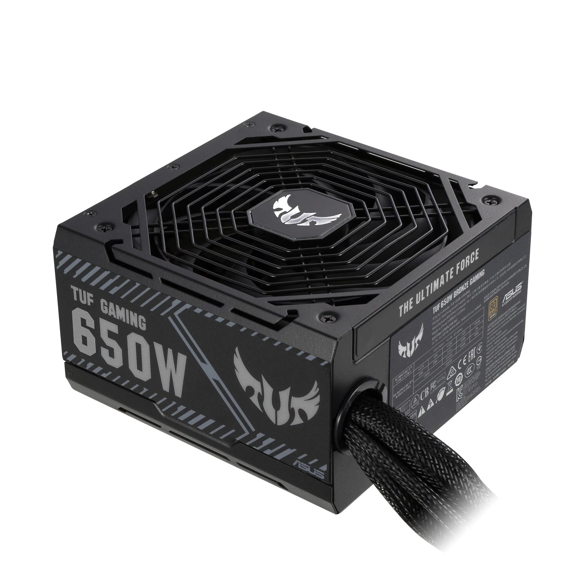 ASUS TUF-GAMING-650B Netzteil 650 W 20+4 pin ATX ATX Schwarz – Bild 1