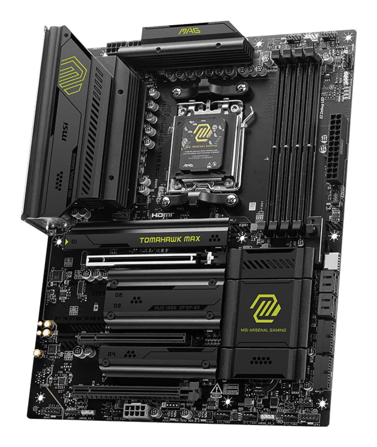 MSI MAG B850 TOMAHAWK MAX WIFI Motherboard AMD B850 Sockel AM5 ATX – Bild 3