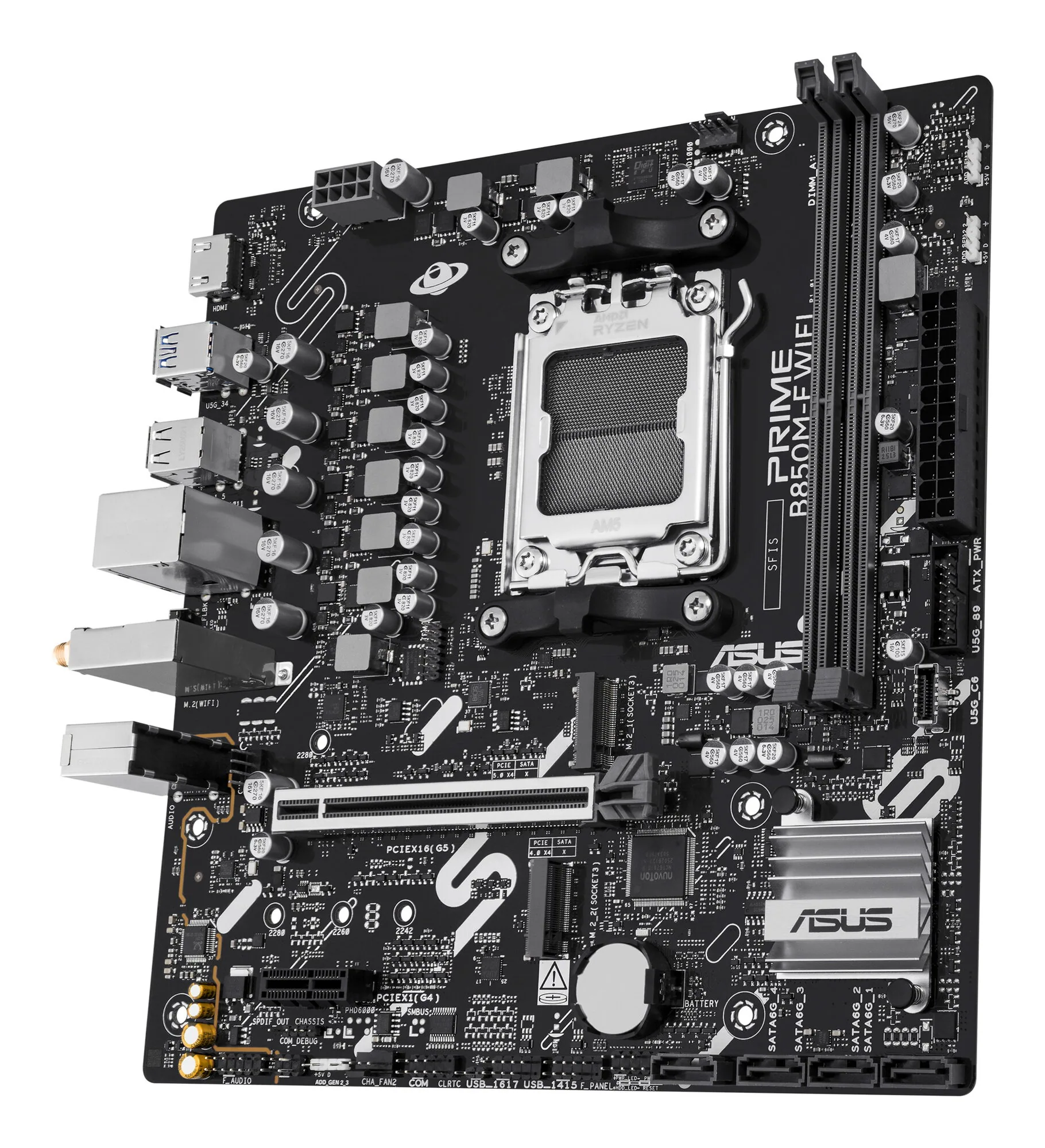 ASUS PRIME B850M-F WIFI AMD B850 Sockel AM5 micro ATX – Bild 3