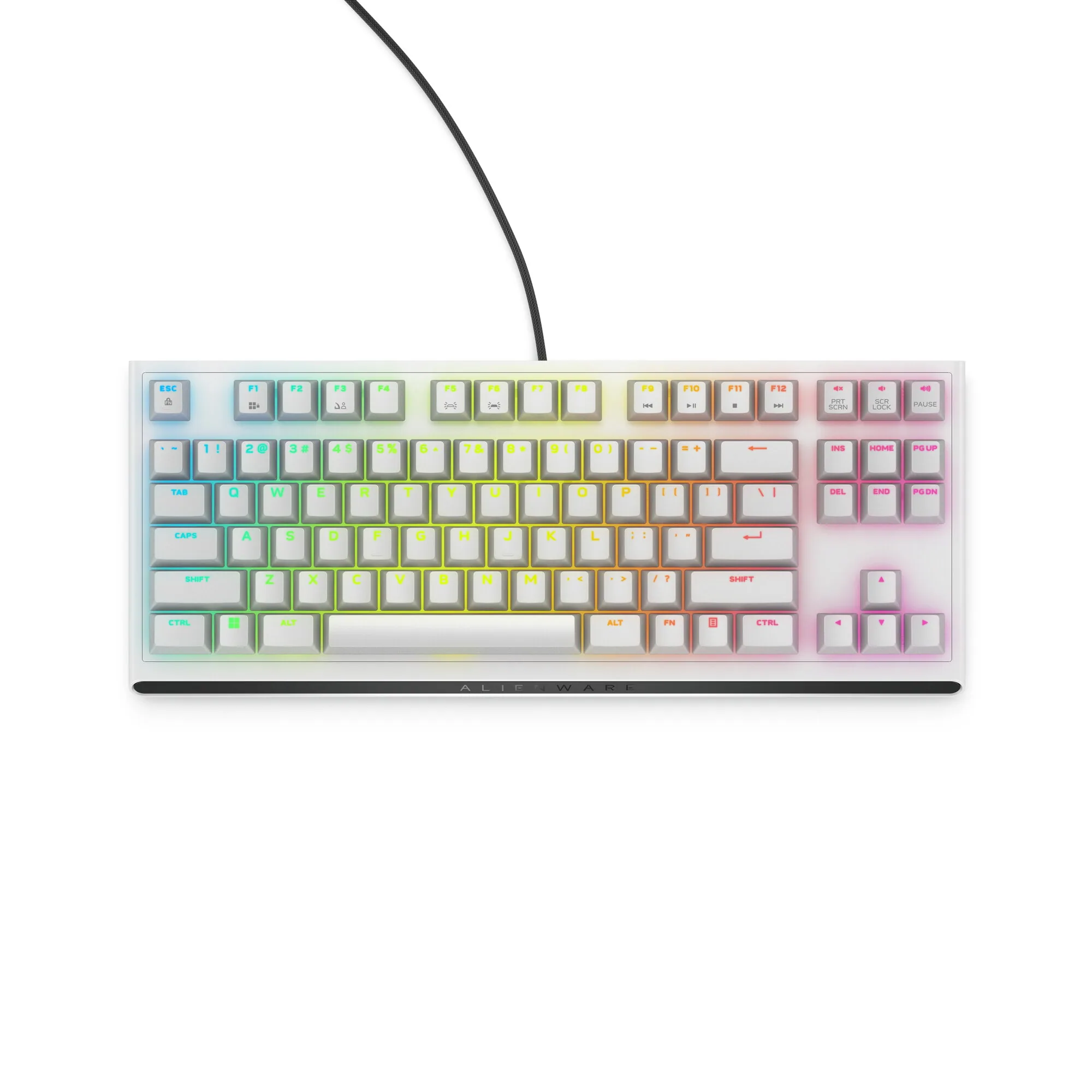 Alienware AW420K Tastatur Gaming USB QWERTY US International Weiß – Bild 6