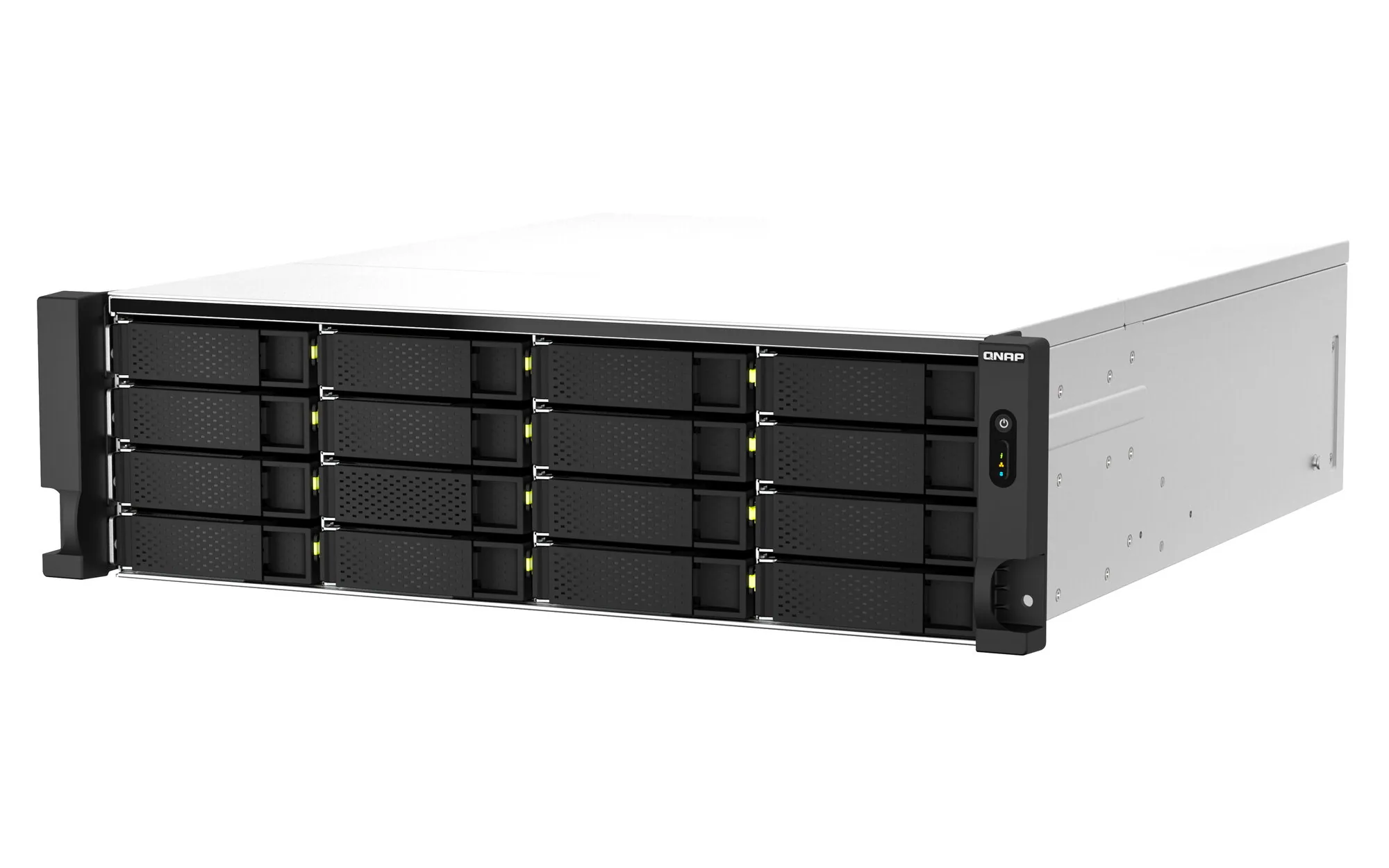 QNAP TS-H2287XU-RP NAS Rack (3U) Intel Xeon E E-2378 64 GB DDR4 0 TB QuTS hero Schwarz, Weiß – Bild 5