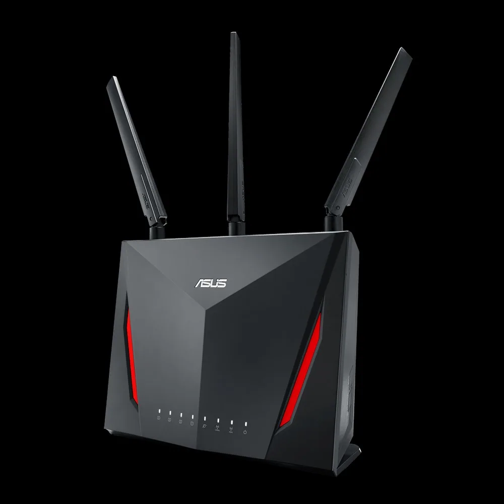 ASUS RT-AC86U WLAN-Router Gigabit Ethernet Dual-Band (2,4 GHz/5 GHz) Schwarz – Bild 2