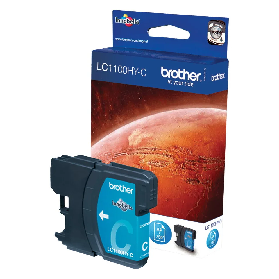 Brother LC1100HYC Druckerpatrone 1 Stück(e) Original Cyan – Bild 2