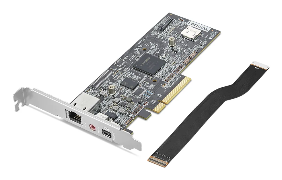 Lenovo 4XH1Q60514 Schnittstellenkarte/Adapter Eingebaut Mini DisplayPort, RJ-45 – Bild 1
