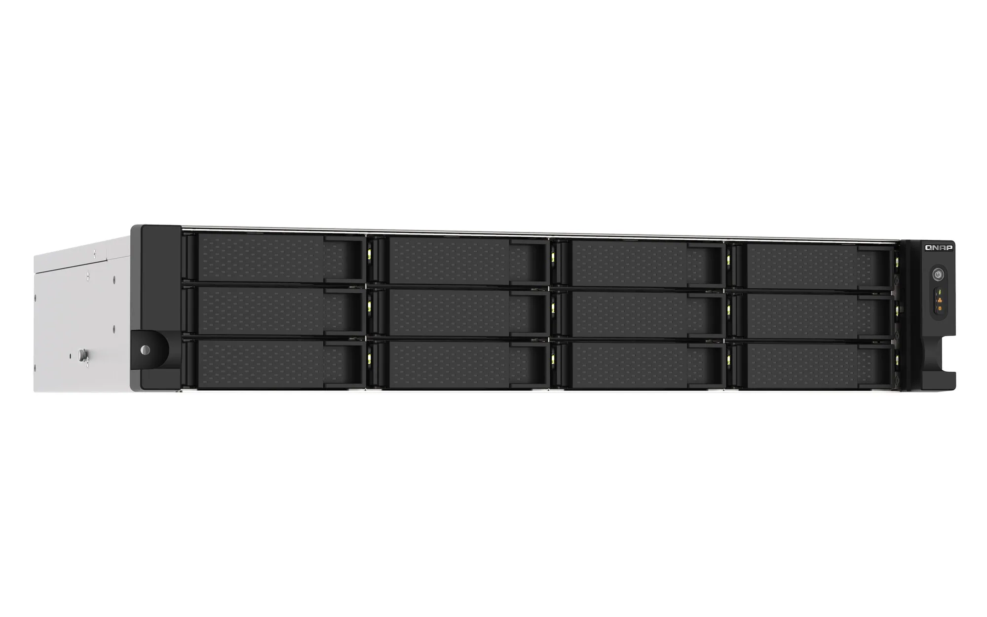 QNAP TS-1273AU-RP-8G NAS & Speicherserver Rack (2U) Ryzen Embedded V1500B 8 GB DDR4 0 TB QNAP QTS Aluminium, Schwarz – Bild 5