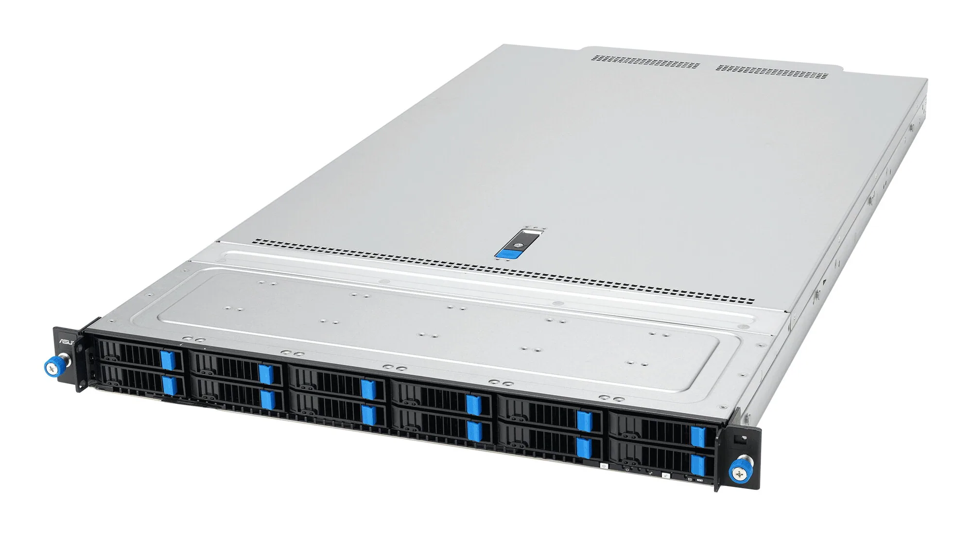 ASUS RS700A-E13-RS12U Rack (1U) Schwarz, Silber – Bild 1