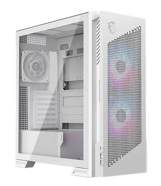 MSI MPG VELOX 300R AIRFLOW PZ Midi Tower Weiß – Bild 1