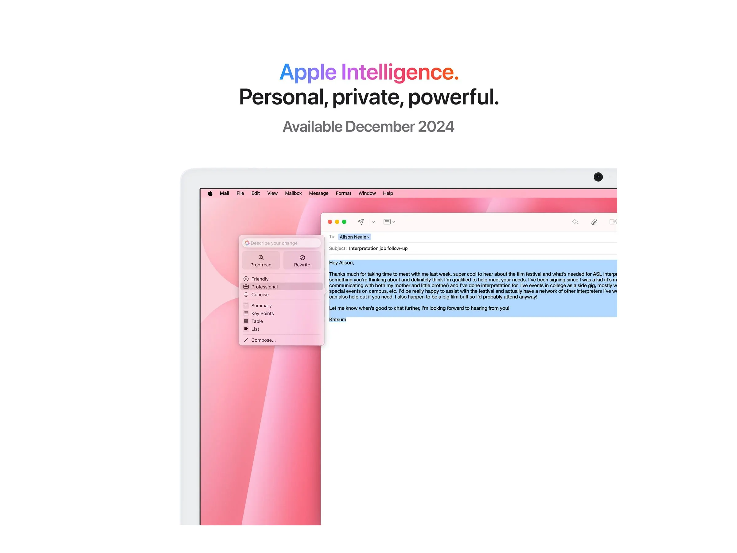 Apple iMac 4.5K (24") M4 10/10-Core/24GB/512GBSSD/Rosé MacOS