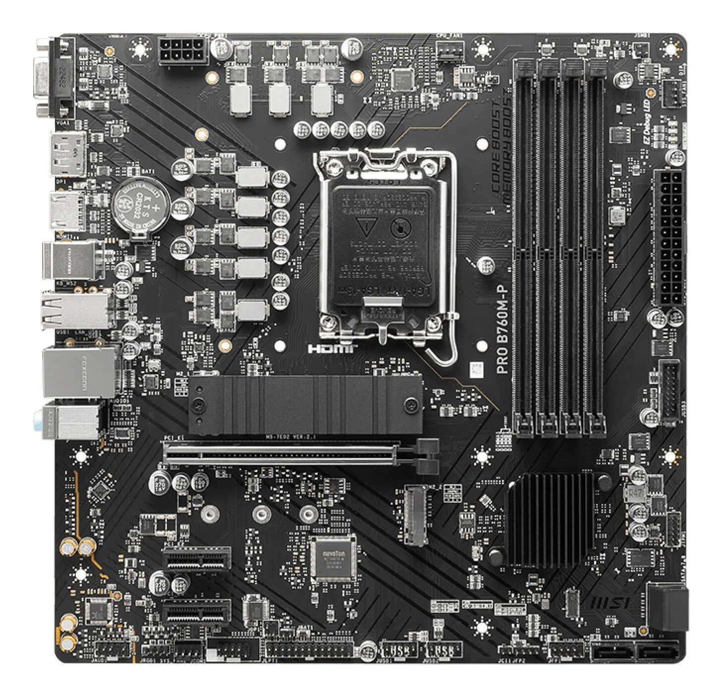 MSI PRO B760M-P Motherboard Intel B760 LGA 1700 micro ATX – Bild 2