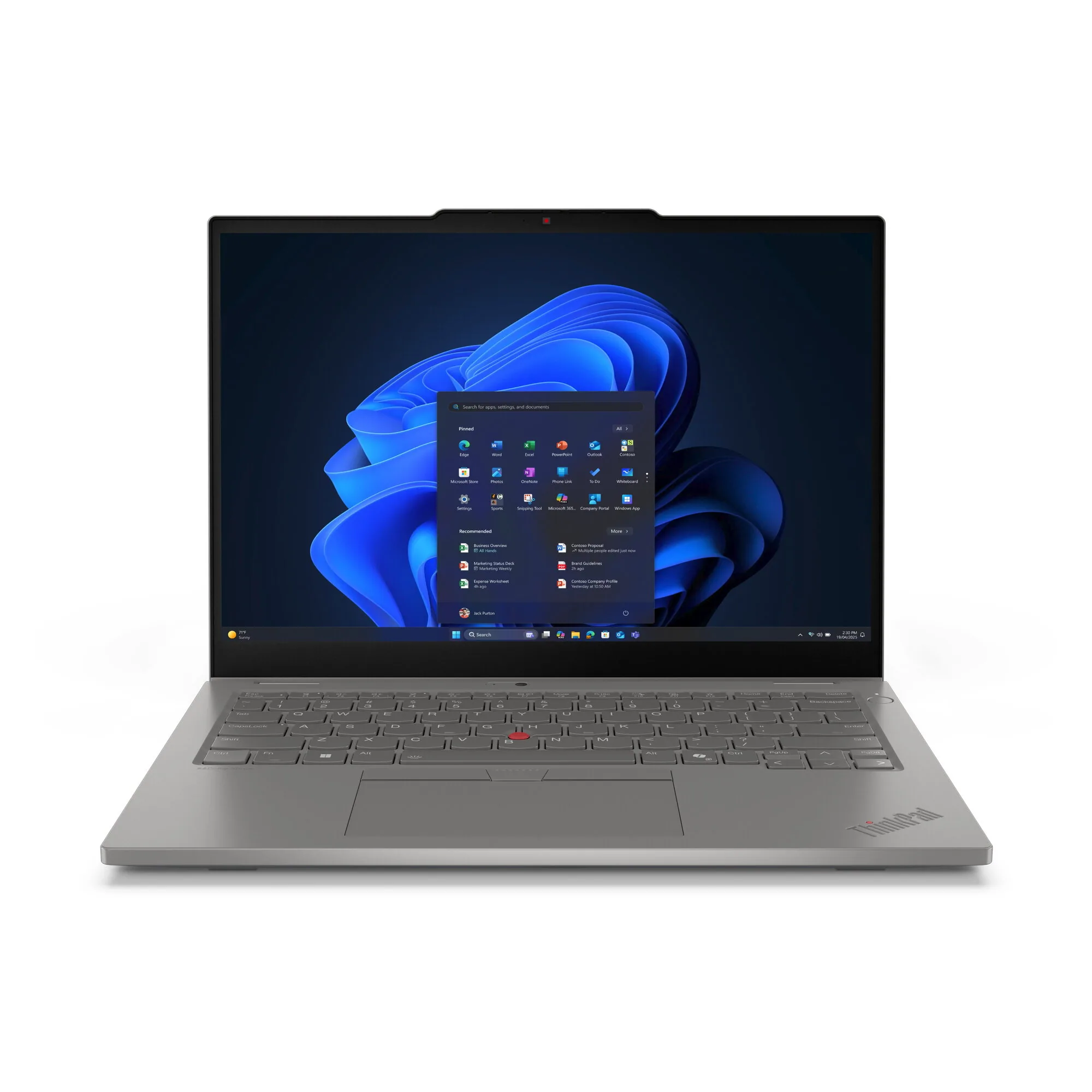 Lenovo ThinkPad L13 2-in-1 Gen 6 (Intel) Intel Core Ultra 5 225U Hybrid (2-in-1) 33,8 cm (13.3") Touchscreen WUXGA 16 GB LPDDR5x-SDRAM 512 GB SSD Wi-Fi 6E (802.11ax) Windows 11 Pro Grau Deutsch – Bild 1