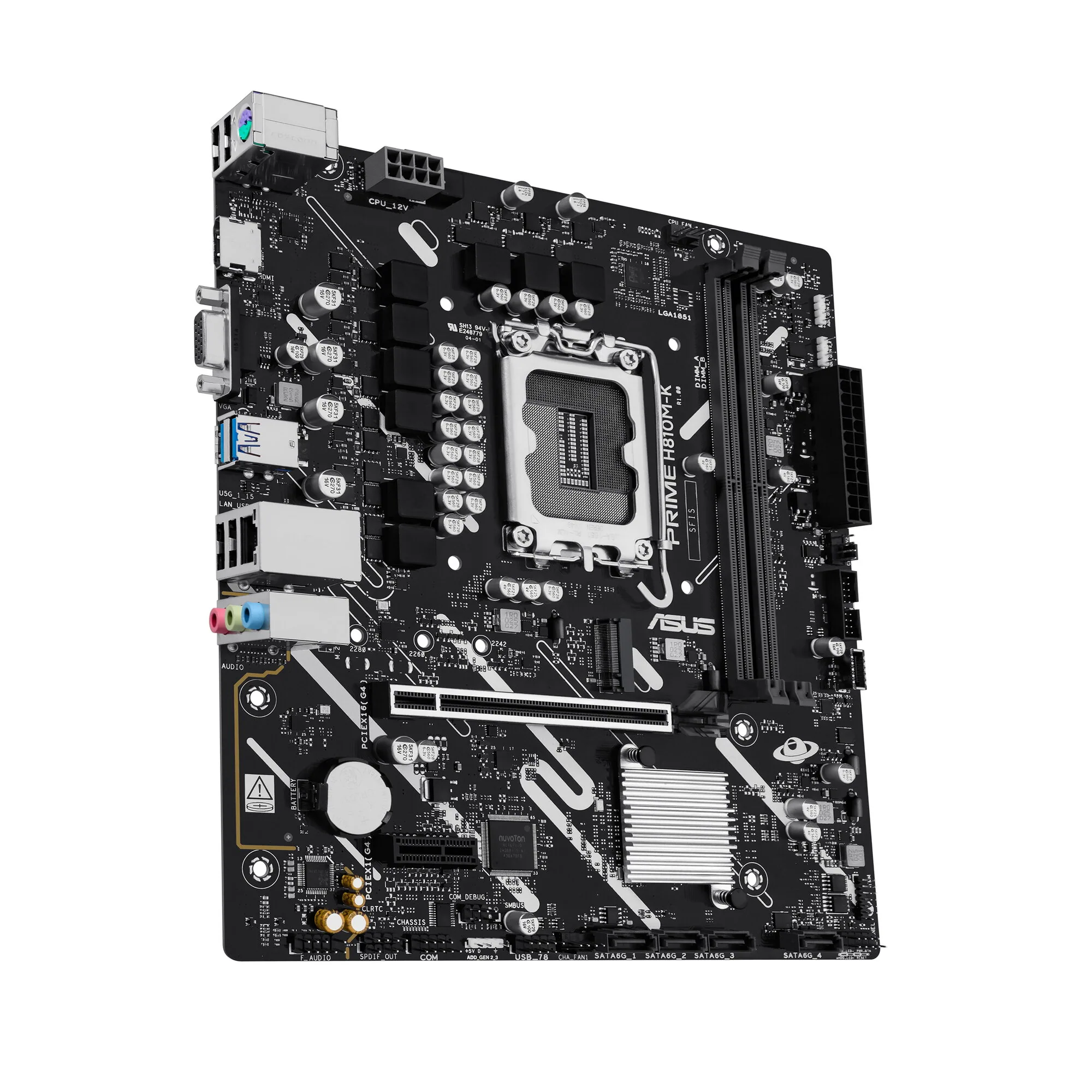 ASUS PRIME H810M-K Intel H810 LGA 1851 (Socket V1) micro ATX – Bild 3