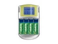 Varta Ladegerät LCD Charger 12V/USB inkl. 4x AA 2600mAh
