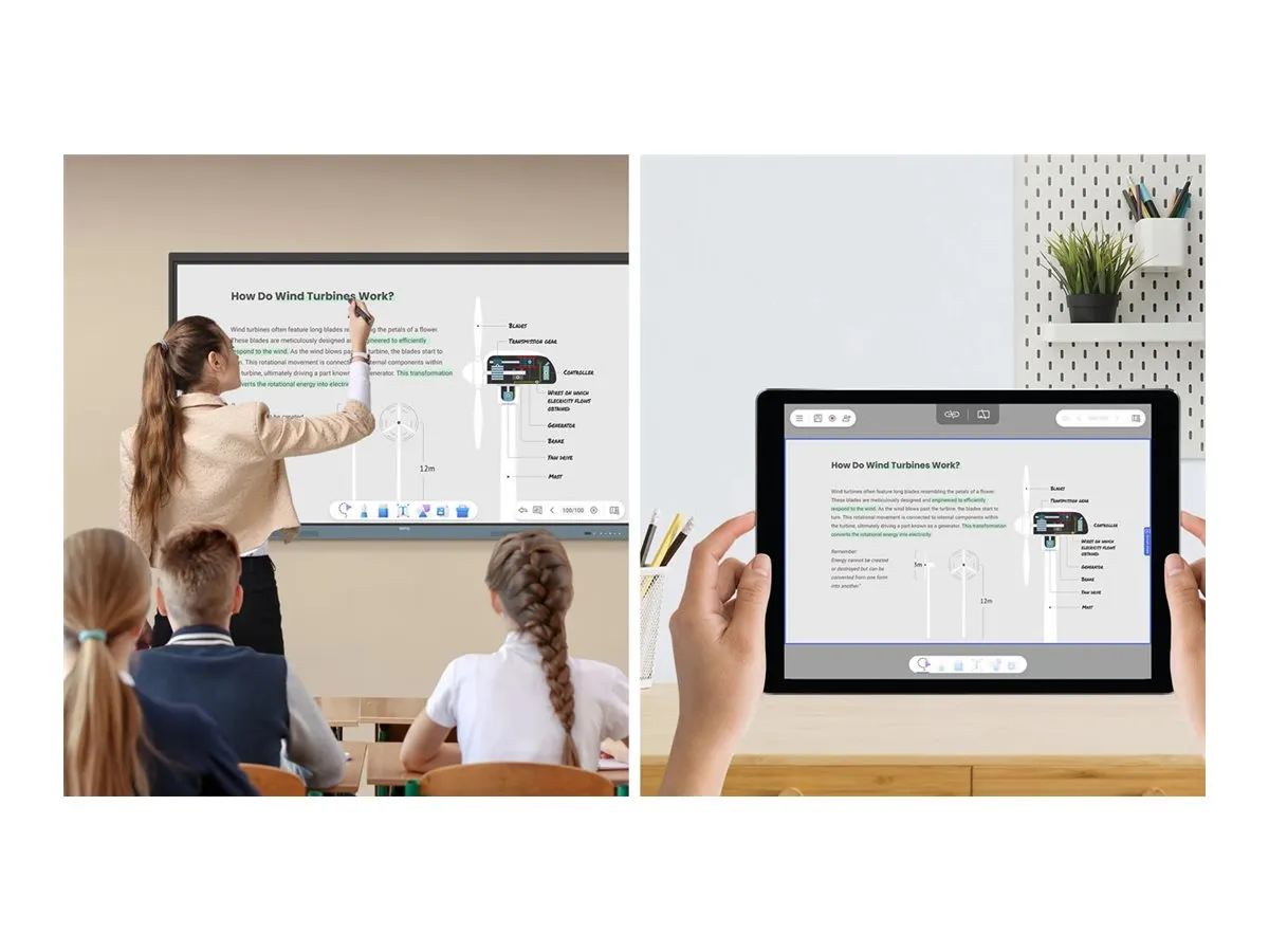 BenQ 190.5cm (75") RE7504   Interactive Flatp.UHD Android (Speditionsversand)