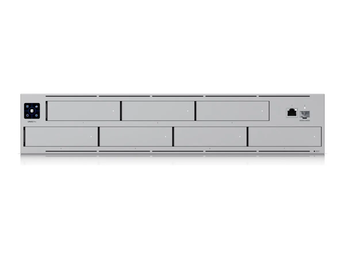 Ubiquiti UNAS-Pro max. 7 HDD, 10G SFP+ uplink, 2HE 19"