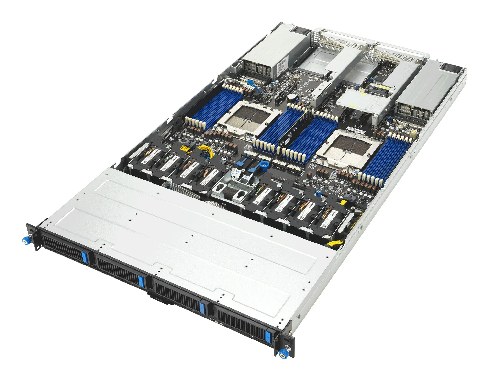 ASUS RS700A-E13-RS4U LGA 6096P Rack (1U) Schwarz, Silber – Bild 4