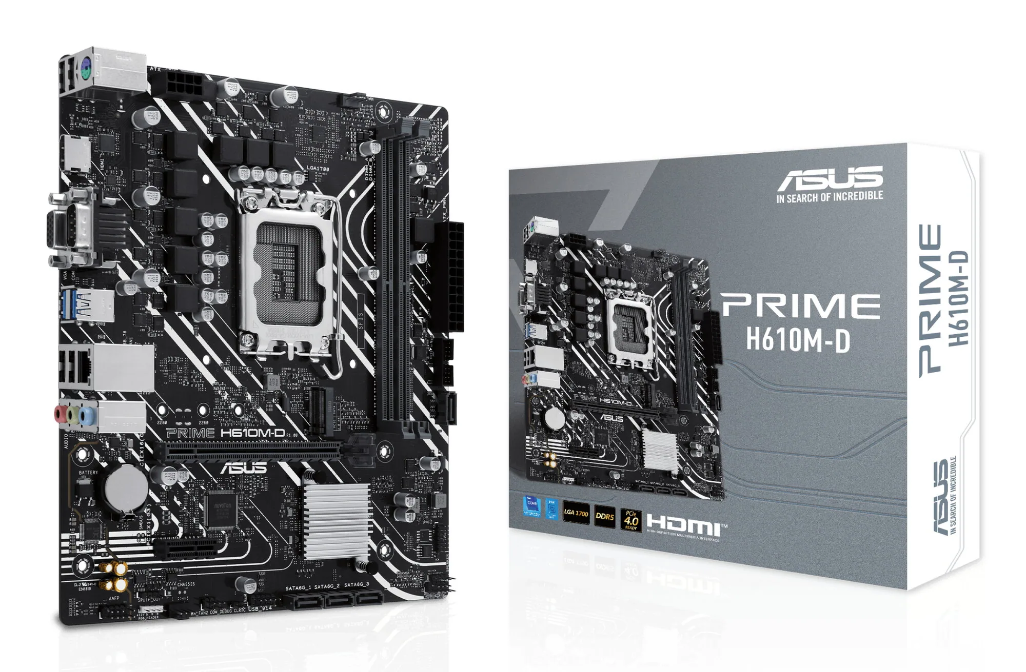ASUS PRIME H610M-D Intel H610 LGA 1700 micro ATX – Bild 1