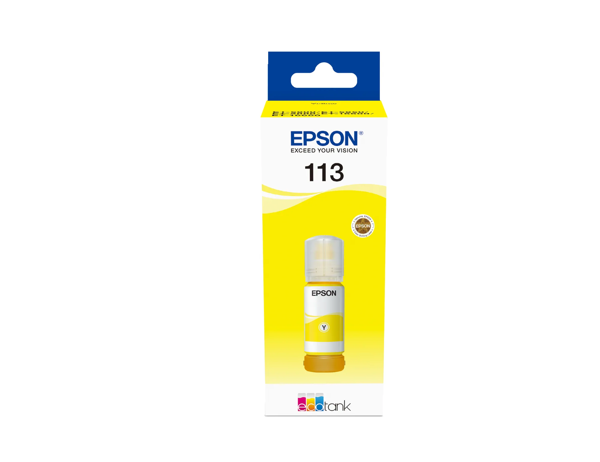 Epson 113 EcoTank Pigment Yellow ink bottle – Bild 6