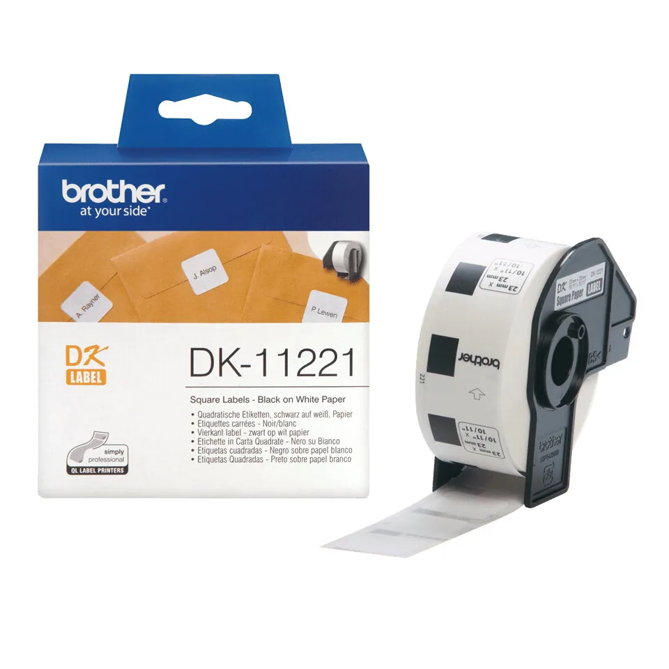 Brother DK-11221 Etiketten erstellendes Band Schwarz auf weiss – Bild 3