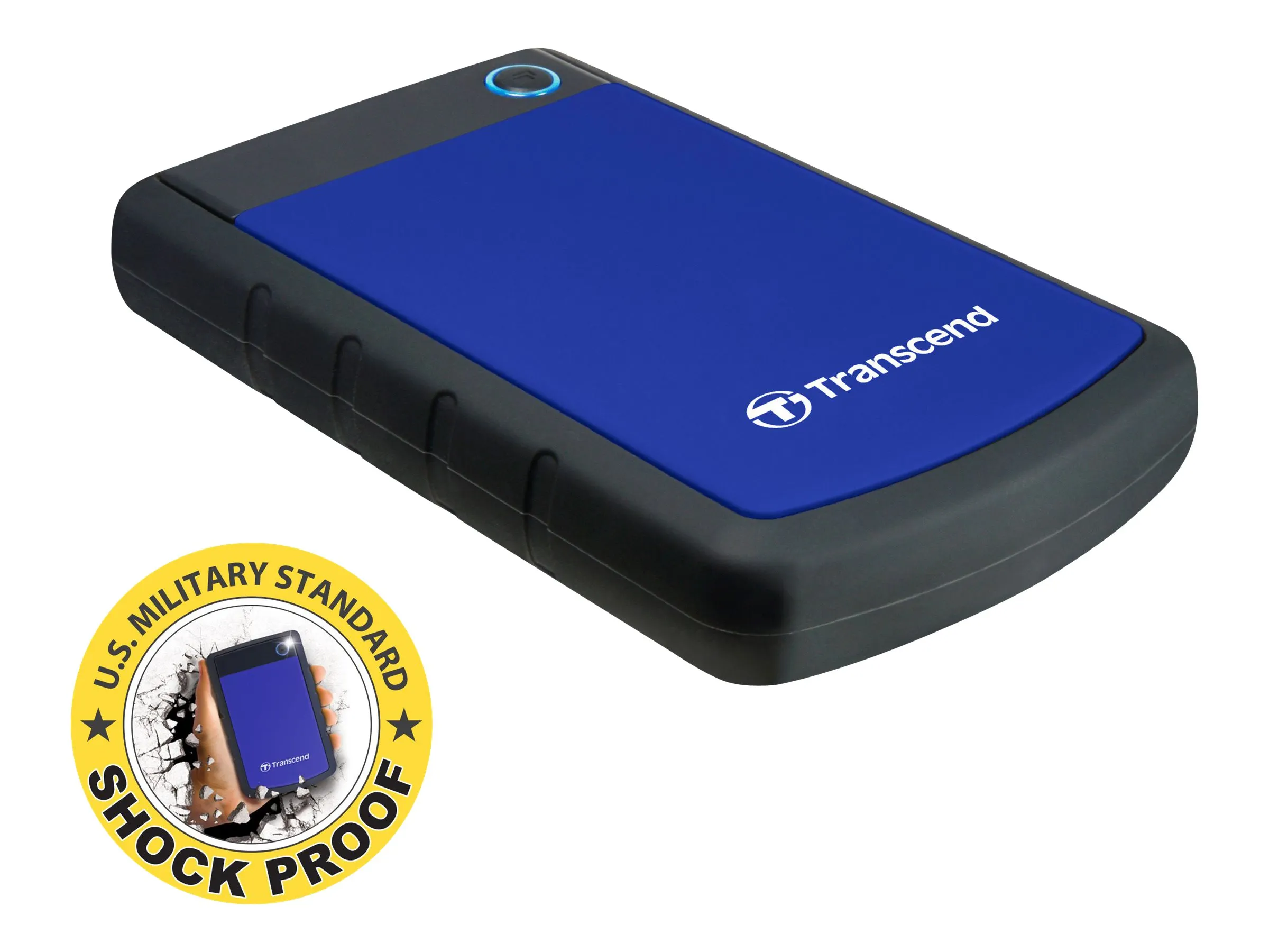 Transcend 6.3 cm USB3.1 StoreJet 25H3B Marineblau/Blau