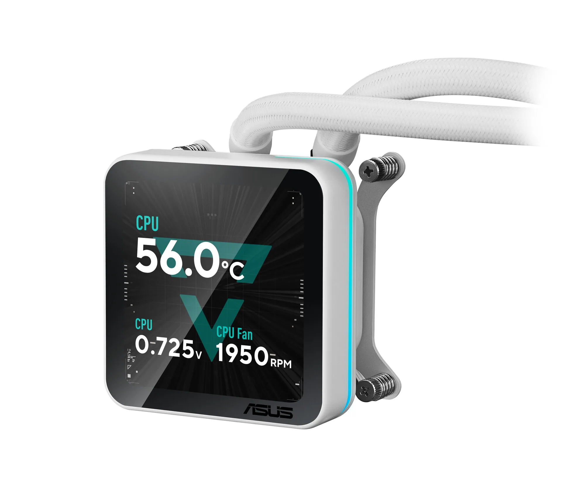 ASUS PRIME SLC II 360 ARGB LCD WHT Prozessor All-in-One-Flüssigkeitskühler 12 cm Weiß 1 Stück(e) – Bild 4