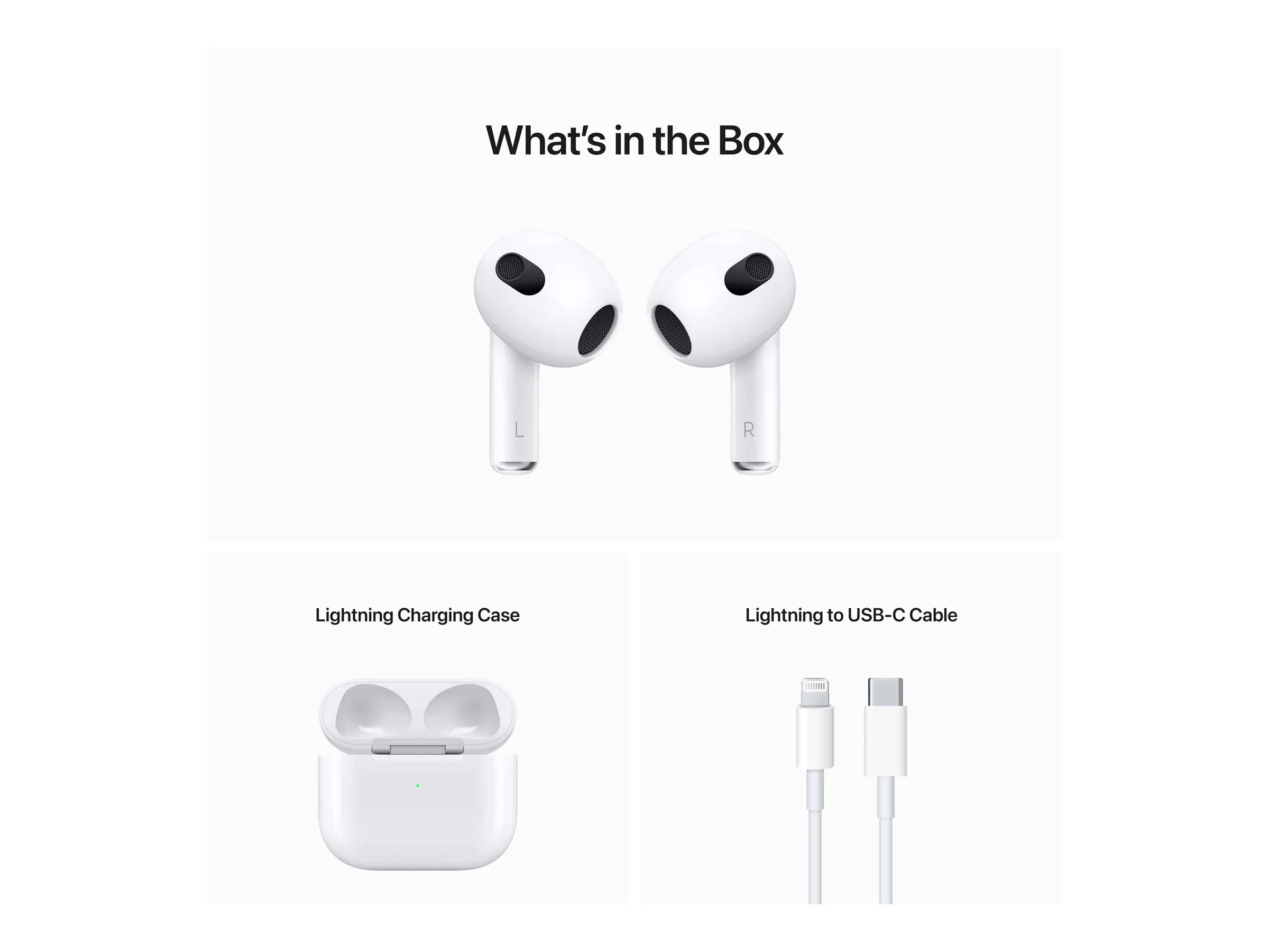 Apple AirPods (3.Gen.) mit Ladecase
