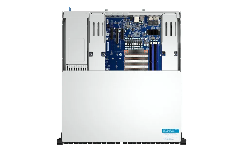 QNAP TS-H3077AFU-R7-64G NAS & Speicherserver Rack (2U) AMD Ryzen™ 5 64 GB DDR5 0 TB QuTS hero Schwarz, Metallisch – Bild 6