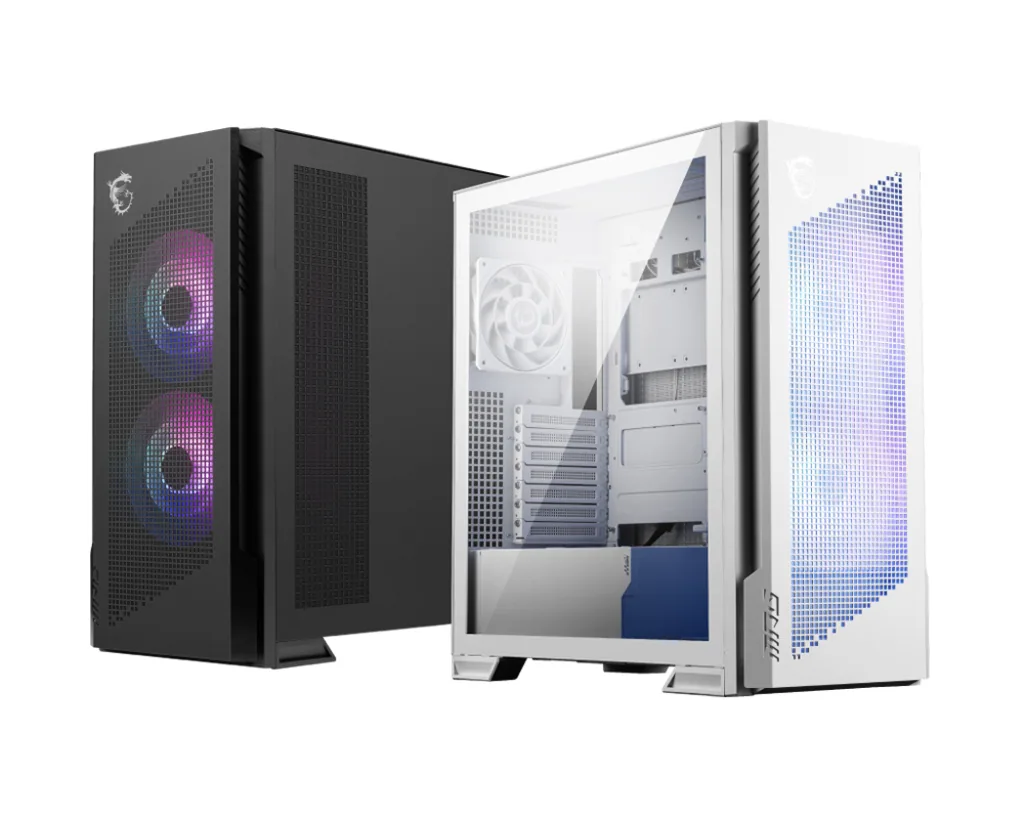 MSI MPG VELOX 300R AIRFLOW PZ Midi Tower Weiß – Bild 4